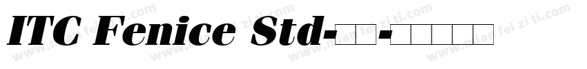 ITC Fenice Std-常规字体转换
